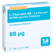 L-thyroxin 88-1a Pharma Tabletten 50 St