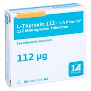 L-thyroxin 112-1a Pharma Tabletten 50 St