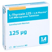 L-thyroxin 125-1a Pharma Tabletten 50 St