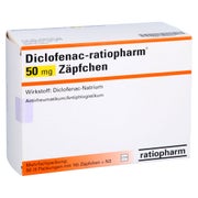 Diclofenac-ratiopharm 50 mg Zäpfchen 50 St