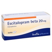 Escitalopram beta 20 mg Filmtabletten 50 St