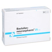 Baclofen-neuraxpharm 25 mg Tabletten 20 St