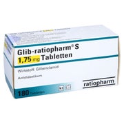 Glib-ratiopharm S 1,75 mg Tabletten 180 St