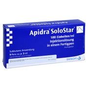 APIDRA 100 E/ml SoloStar Inj.-Lsg.i.e.Fertigpen 9X3 ml