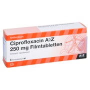 Ciprofloxacin AbZ 250 mg Filmtabletten 6 St