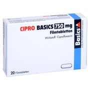 Cipro Basics 750 mg Filmtabletten 20 St