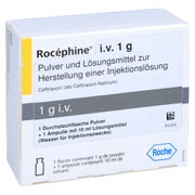 ROCEPHINE i.v. 1 g Plv.u.Lsm.z.H.e.Injektionslsg. 1 St