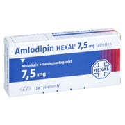 Amlodipin Hexal 7,5 mg Tabletten 20 St