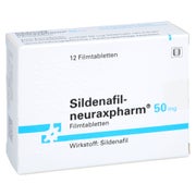 SILDENAFIL-neuraxpharm 50 mg Filmtabletten 12 St