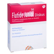 FLUTIDE Junior 50 Diskus einzeldos.Plv.z.Inhalat. 60 St