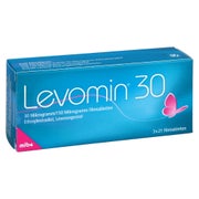LEVOMIN 30 30 Mikrogramm/150 Mikrogramm Filmtabl. 3X21 St