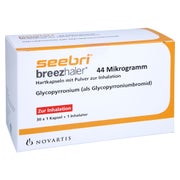 SEEBRI Breezhaler 44 Mikrogramm Hartk.m.Plv.z.Inh. 30 St