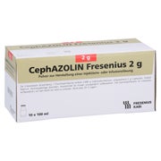 CEPHAZOLIN 2 g Fresenius Plv.z.Her.e.Inj.-/Inf.-L. 10X100 ml