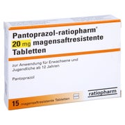 PANTOPRAZOL-ratiopharm 20 mg magensaftr.Tabletten 15 St