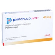 PANTOPRAZOL NYC 40 mg magensaftres.Tabletten 14 St