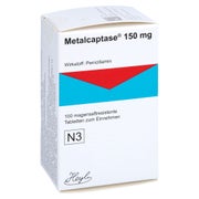 METALCAPTASE 150 mg magensaftresistente Tabletten 100 St