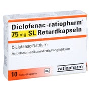 DICLOFENAC-ratiopharm 75 mg SL Retardkapseln 10 St