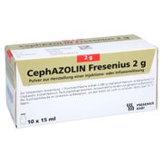 CEPHAZOLIN 2 g Fresenius Plv.z.Her.e.Inj.-/Inf.-L. 10 St