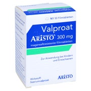 VALPROAT Aristo 300 mg magensaftres.Filmtabletten 50 St