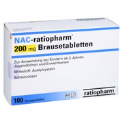 Nac-ratiopharm 200 mg Brausetabletten 100 St