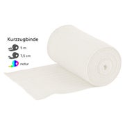 Mediglobal  Kurzzugbinde natur 7,5 cmx5 1 St