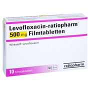 LEVOFLOXACIN-ratiopharm 500 mg Filmtabletten 10 St
