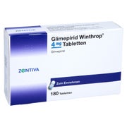 Glimepirid Winthrop 4 mg Tabletten 180 St