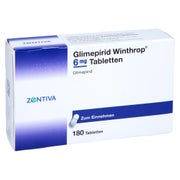 Glimepirid Winthrop 6 mg Tabletten 180 St