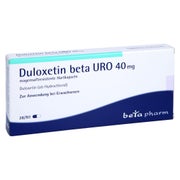 DULOXETIN beta URO 40 mg magensaftres.Hartkapseln 28 St