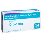 PRAMIPEXOL-1A Pharma 0,52 mg Retardtabletten 30 St