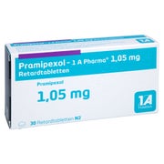 PRAMIPEXOL-1A Pharma 1,05 mg Retardtabletten 30 St