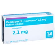 PRAMIPEXOL-1A Pharma 2,1 mg Retardtabletten 30 St