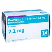 PRAMIPEXOL-1A Pharma 2,1 mg Retardtabletten 100 St