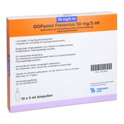 DOPAMIN Fresenius 50 mg Konzentrat Glas 10X5 ml