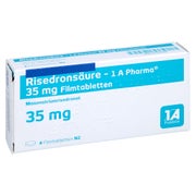 RISEDRONSÄURE-1A Pharma 35 mg Filmtabletten 4 St