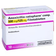 AMOXICILLIN-ratiopharm comp.500mg/125mg 10 St
