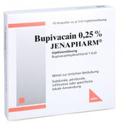 Bupivacain 0,25% Jenapharm Ampullen 10X5 ml