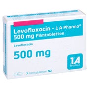 LEVOFLOXACIN-1A Pharma 500 mg Filmtabletten 7 St