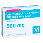 LEVOFLOXACIN-1A Pharma 500 mg Filmtabletten 10 St