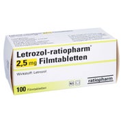 LETROZOL-ratiopharm 2,5 mg Filmtabletten 100 St