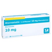 ATORVASTATIN-1A Pharma 10 mg Filmtabletten 30 St