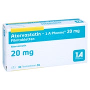ATORVASTATIN-1A Pharma 20 mg Filmtabletten 30 St
