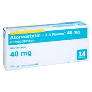 ATORVASTATIN-1A Pharma 40 mg Filmtabletten 30 St