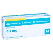 ATORVASTATIN-1A Pharma 40 mg Filmtabletten 50 St