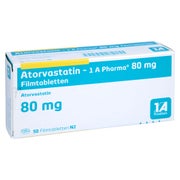 ATORVASTATIN-1A Pharma 80 mg Filmtabletten 50 St