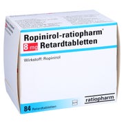 ROPINIROL-ratiopharm 8 mg Retardtabletten 84 St
