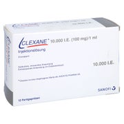 CLEXANE 10.000 I.E. 100mg/ml Inj.-Lsg.i.e.F.-Sp. 12 St