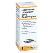 LATANOPROST-ratiopharm comp. Augentropfen 1X2,5 ml