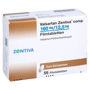 VALSARTAN Zentiva comp.160 mg/12,5 mg Filmtabl. 56 St