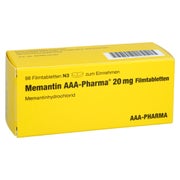 Memantin Aaa-pharma 20 mg Filmtabletten 98 St
